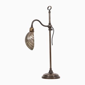 Lampada da scrivania antica in ottone, inizio XX secolo
