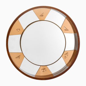 Wall Mirror by Ico Parisi for Fontana Arte, 1950s