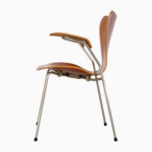 Model 3207 Chair in Wood by Arne Jacobsen for Fritz Hansen, Denmark, 1955