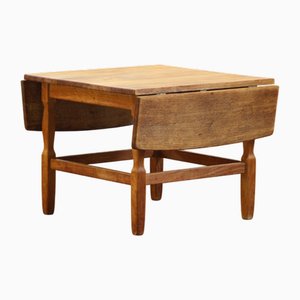 Mid-Century Brutalist Danish Coffee Table in Oak attributed to Kjærnulf, 1960s