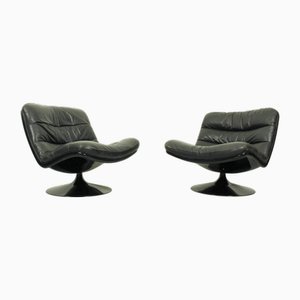 Chaises Pivotantes F978 Vintage par Geoffrey Harcourt pour Artifort, Pays-Bas, 1970s, Set de 2