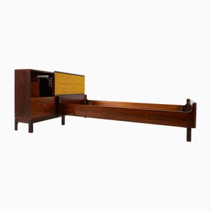 Headboard with Single Bed from Mim Roma, Italy, 1960s