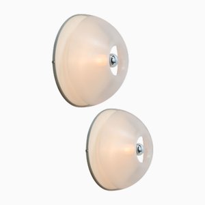 Lampade da parete grandi Tam-Tam di Yoshiko Hasabe per Guzzini, anni '70, set di 2