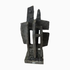 After Alicia Penalba, Brutalist Modernist Sculpture, 1955, Clay