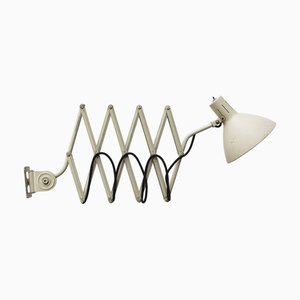 Mid-Century White Metal Scissor Scone from Hala, Zeist, Holland