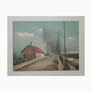 After Maurice De Vlaminck, The Road to Brezolles, Lithograph