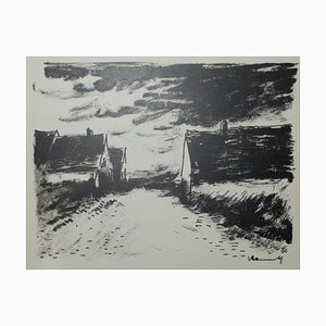 After Maurice De Vlaminck, Houses in Beauce, Lithograph