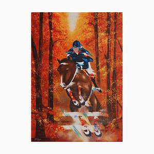 Victor Spahn, Concours Hippique, Lithograph