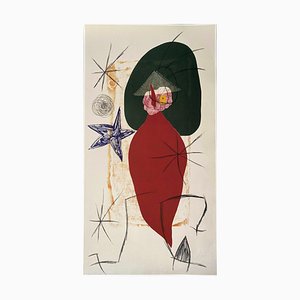 Joan Miró, The Madwoman with the Angry Chili Pepper, Lithografisches Poster