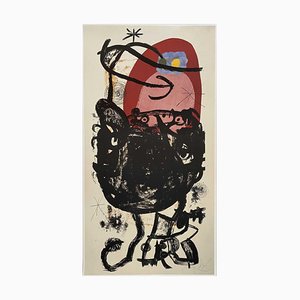Joan Miró, El guerrero de los cien años, Póster litográfico
