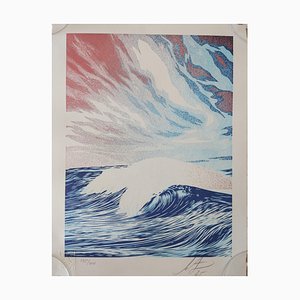 Shepard Fairey (Obey), Naturgewalt, 2025, Buchdruck