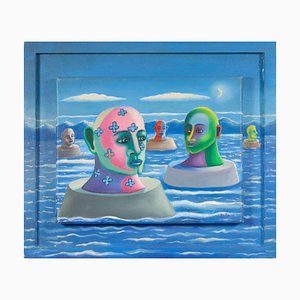 Unknown, The Soul of Picasso and the Artists of the 20th Century, Oil Painting, 1990s