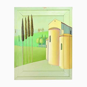 Unknown, Monday Afternoon, Oil Paint, 1990s