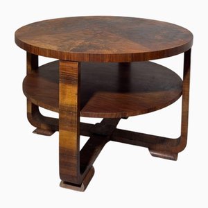 Art Deco Couchtisch aus Wurzelholz