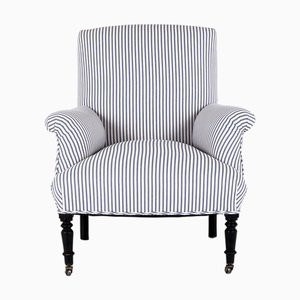 Poltrona francese in Princeton Ticking