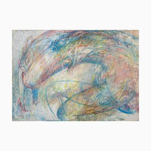 Sebastiano Sanguigni, Horse, Oil Painting, 2000s