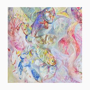 Sebastiano Sanguigni, Fishes, Oil Painting, 2000s