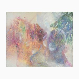 Sebastiano Sanguigni, Nude Figures Abstraction, Oil Painting, 2000s