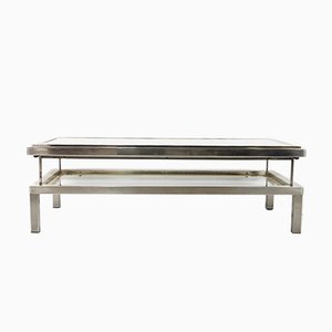 Coffee Table with Glass Case by Maison Jansen, 1970s