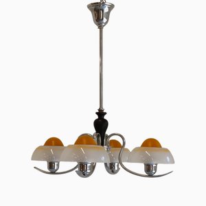 Lustre Oeuf au Plat Art Déco de Fog & Mørup, Danemark, 1930s