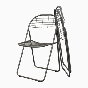 Åland Folding Chairs by Niels Gammelgaard for Ikea, 1980s, Set of 2