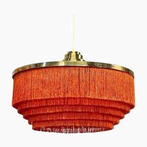 Lámpara colgante sueca Mid-Century moderna grande de latón de Hans-Agne Jakobsson para Hans-Agne Jakobsson Ab Markaryd, años 60