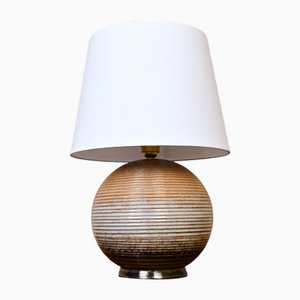 Large Swedish Ceramic Table Lamp from Upsala Ekeby, Late 1930s