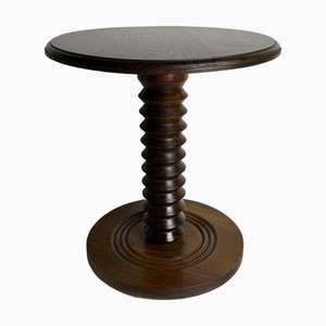 フランス ビンテージ Brutalist Pedestal Low Table Vintage Brutalist Pedestal Table, 1950s for sale at Pamono
