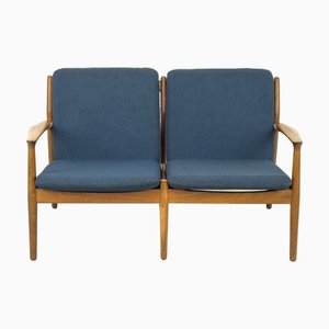 Dänisches Teak Lounge Sofa von Svend Aage Eriksen für Glostrup, 1960er