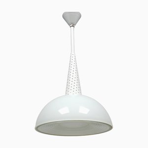 Mathieu Matégot zugeschriebene Industrielampe für Holophane, 1950er