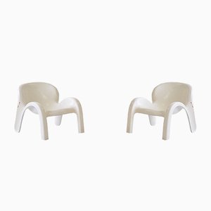 GN2 Lounge Chairs by Peter Ghyczy for Reuter, 1970s, Set of 2