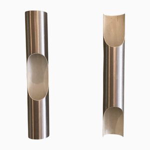 Lámparas de pared Fuga de Maija Liisa Komulainen para Raak Amsterdam, años 60. Juego de 2