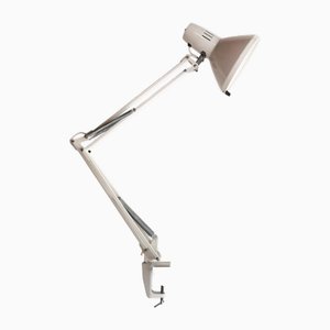 Lampada da tavolo Mid-Century bianca di Ledu, anni '60