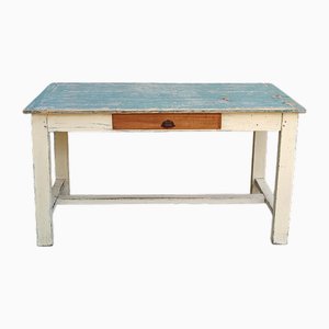 Vintage Weathered Farmhouse Table, 1930s