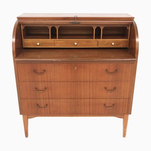 Secrétaire Scandinave en Acajou, 1950