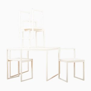 Set de Table Fronzoni 64 par AG Fronzoni pour Cappellini, 1964, Set de 5