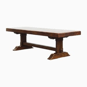 Large Antique French Monastery Table in Oak, Early 1900s