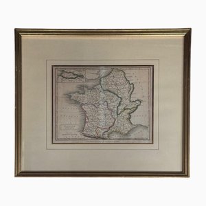 Color Map of Gallia Antiqua, 19th Century