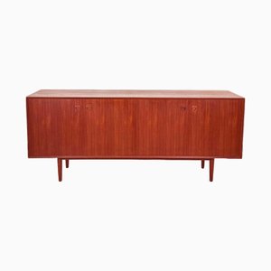 Credenza in teak di Erik Bouer per Brouer, Danimarca, anni '60
