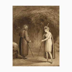 William Derby, Edwin & Angelina, Early 19th Century, Watercolour