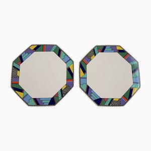 Metropol Käseteller von Barbara Brenner für Rosenthal, 1990er, 2er Set