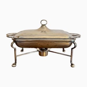 Antique Silver Plated Egg Warmer by Mappin and Webb, 1900