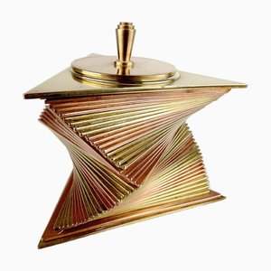 Art Deco Box in Copper and Brass by John Otar, 1930s