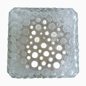 Vintage Bubble Glass Flush Mount by Erco, 1970s