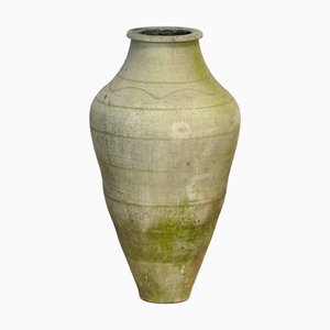 Large Turkish Stone Olive Oil Jar