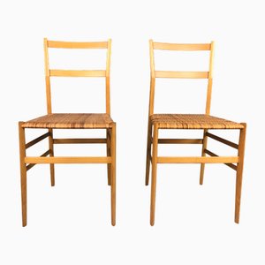 Set de Chaises Vintage par Gio Ponti pour Cassina, 1980s
