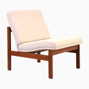 Mid-Century Modern Moduline Lounge Chair in Teak by Ole Gjerløv-Knudsen & Torben Lind for France & Søn, 1960s