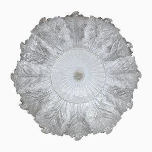 Large Italian Murano Glass Flush Mount from Barovier & Toso, 1970s