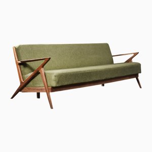 Vintage Danish Three-Seater Z-Sofa by Poul Jensen for Selig Furniture, 1950s