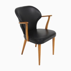 Scandinavian Leatherette Armchair, 1960